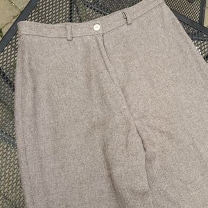 Vintage High Waisted Wool Trousers